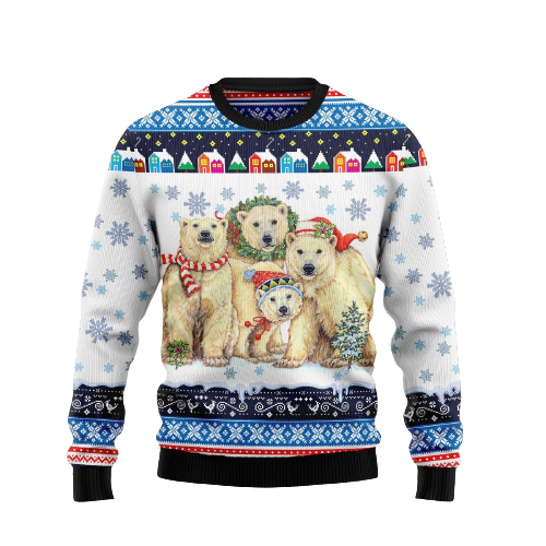 Bears Christmas Ugly Christmas Sweater For Men & Women Christmas Gift Sweater US1271 - WeCustomit