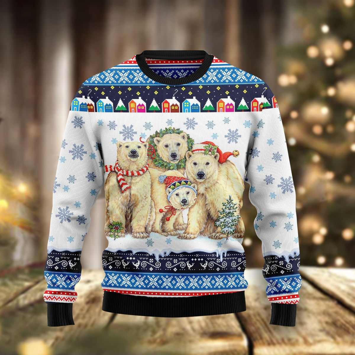 Bears Christmas Ugly Christmas Sweater For Men & Women Christmas Gift Sweater US1271 - WeCustomit