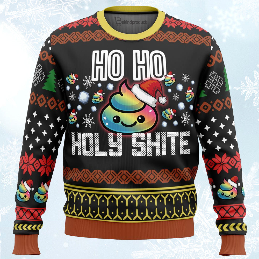 Poop Ugly Christmas Sweater For Men & Women Christmas Gift Sweater PT425 - WeCustomit