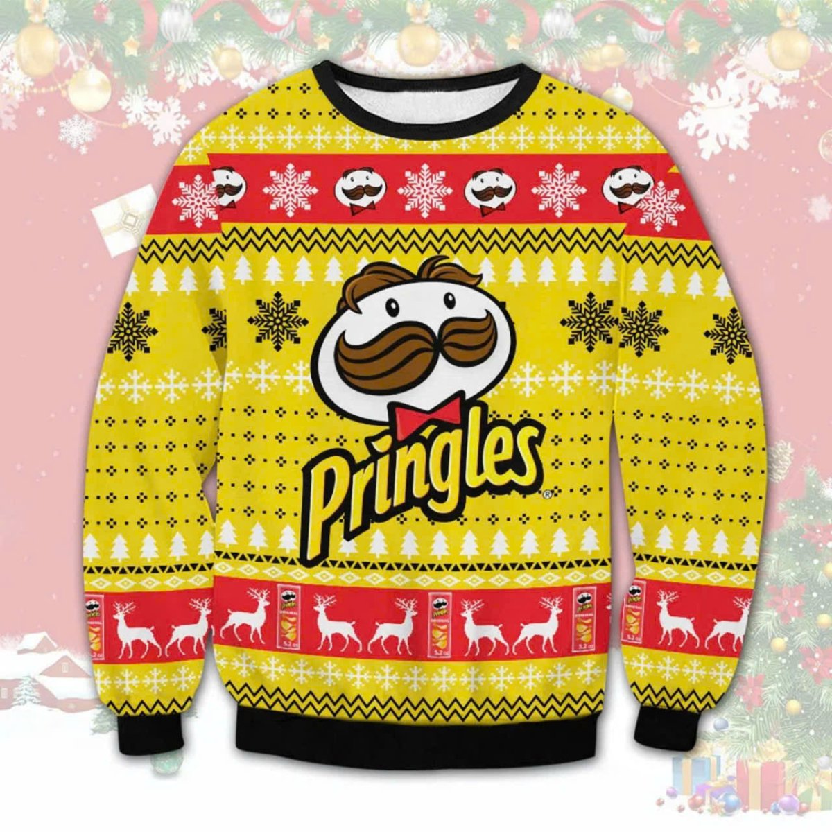 Pringles Christmas Ugly Sweater - WeCustomit