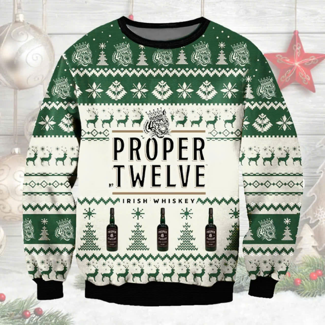 Proper Twelve Christmas Ugly Sweater - WeCustomit