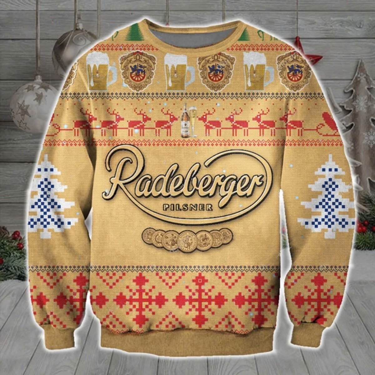 Radeberger Christmas Ugly Sweater - WeCustomit