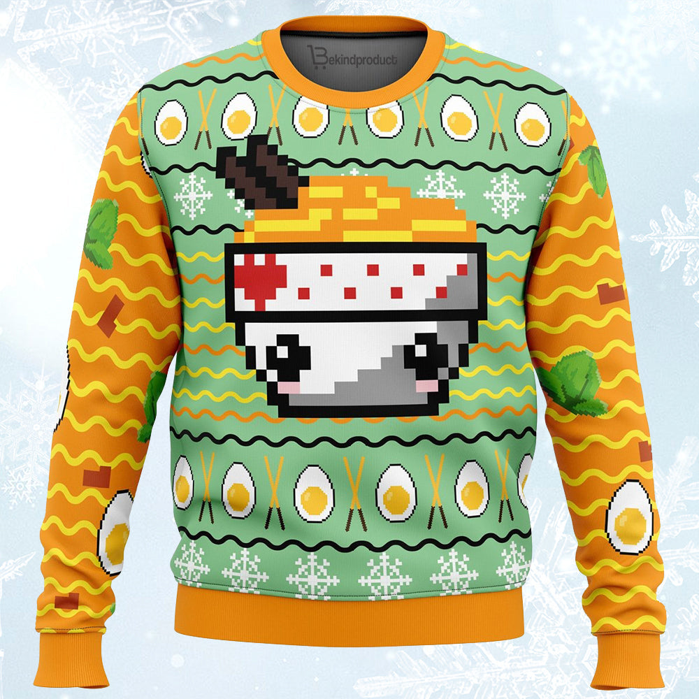 Ramen Ugly Christmas Sweater For Men & Women Christmas Gift Sweater PT135 - WeCustomit