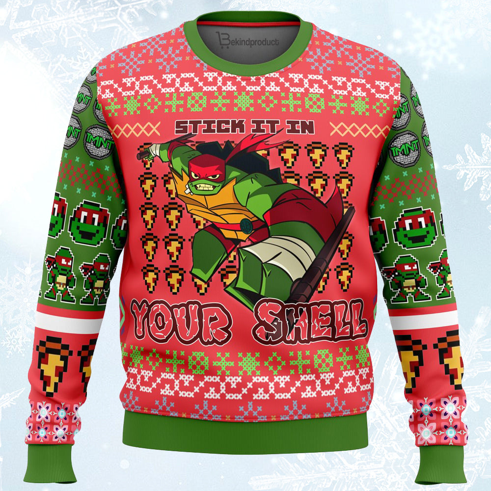 Rise of the Teenage Mutant Ninja Turtles Ugly Christmas Sweater For Men & Women Christmas Gift Sweater PT346 - WeCustomit