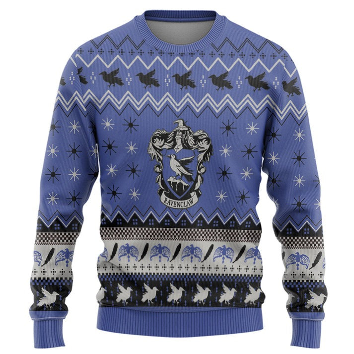 Ravenclaw Holiday Joy Ugly Christmas Sweater For Men & Women Christmas Gift Sweater US4224 - WeCustomit