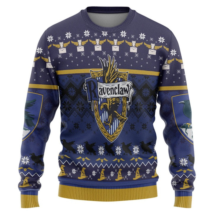 Ravenclaw House Ugly Christmas Sweater For Men & Women Christmas Gift Sweater US4225 - WeCustomit