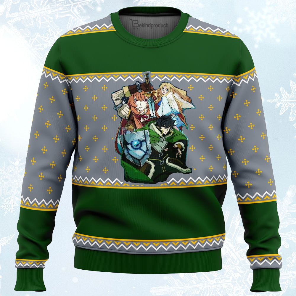 Rising of the Shield Hero Characters Ugly Christmas Sweater For Men & Women Christmas Gift Sweater PT249 - WeCustomit