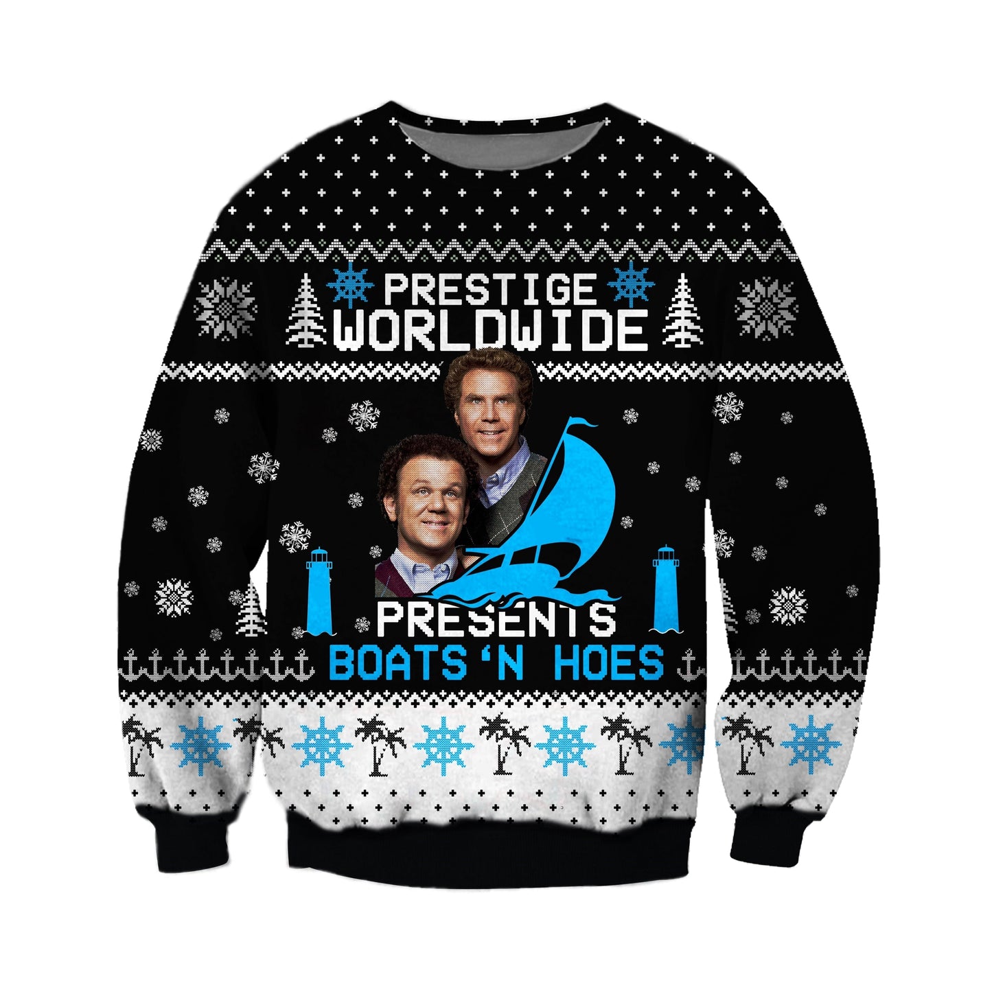 Step Brothers Prestige Worldwide Presents Ugly Christmas Sweater For Men & Women Christmas Gift Sweater CEE006 - WeCustomit