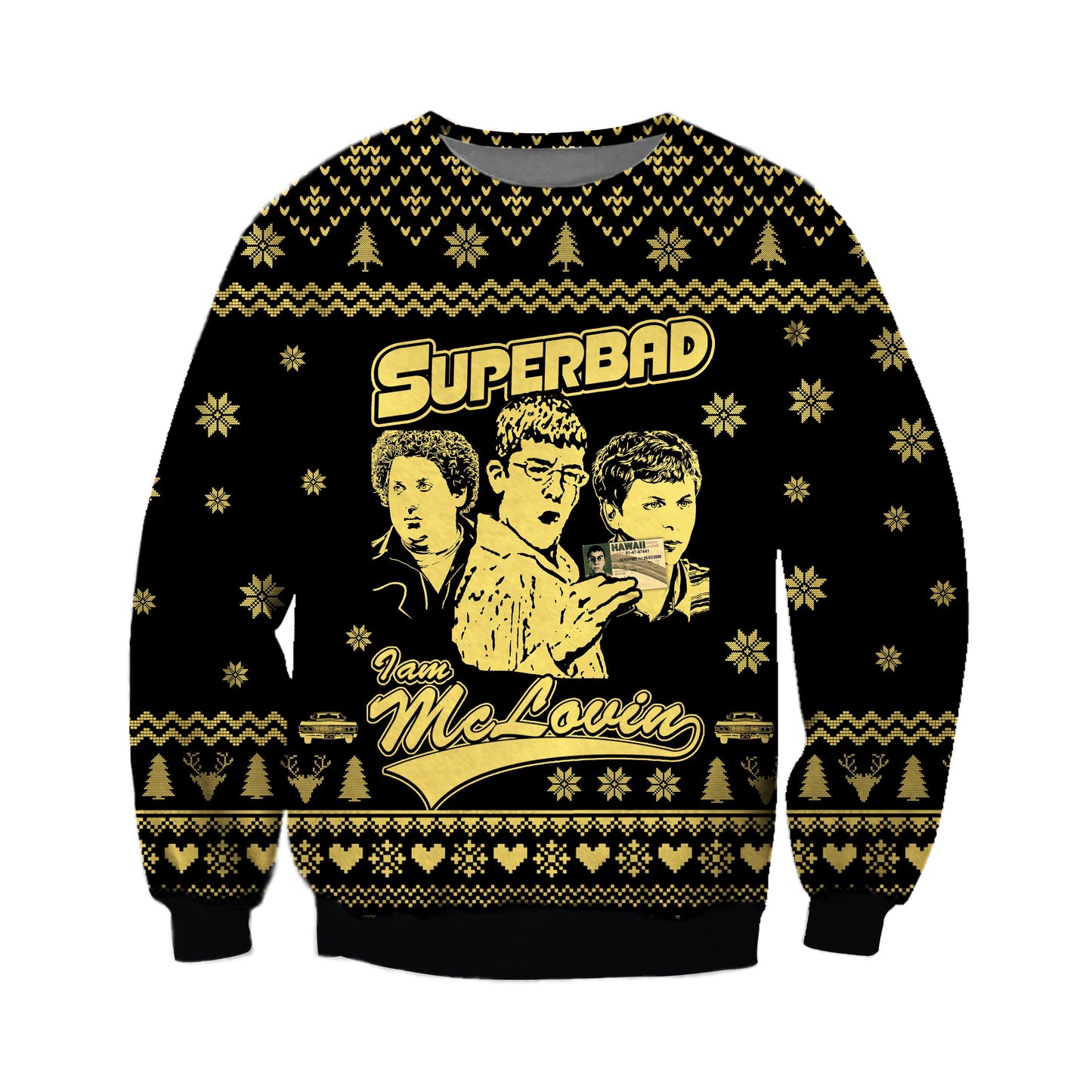 Superbad I'm McLovin' Ugly Christmas Sweater For Men & Women Christmas Gift Sweater CEE019 - WeCustomit