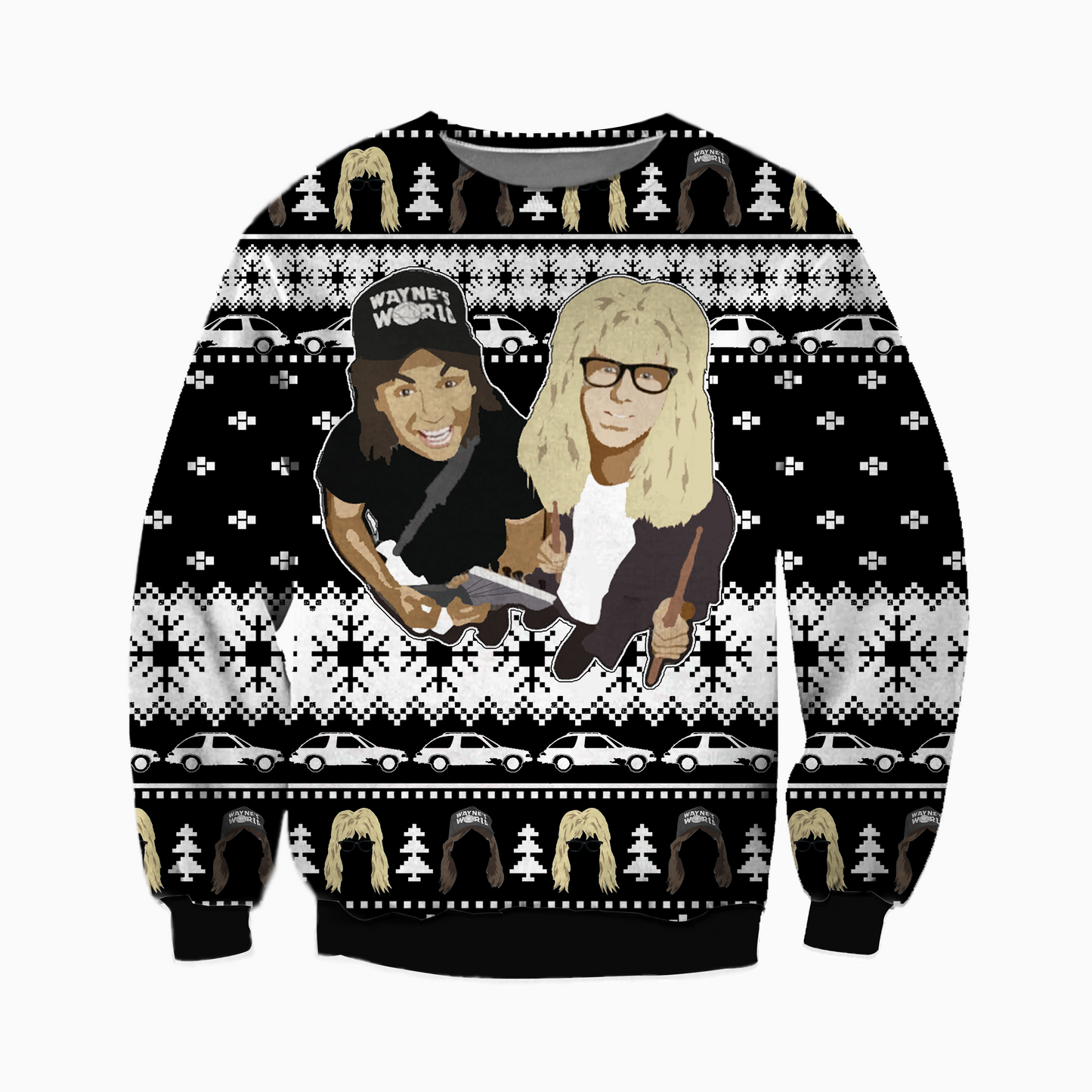 Waynes World Ugly Christmas Sweater For Men & Women Christmas Gift Sweater CEE022 - WeCustomit