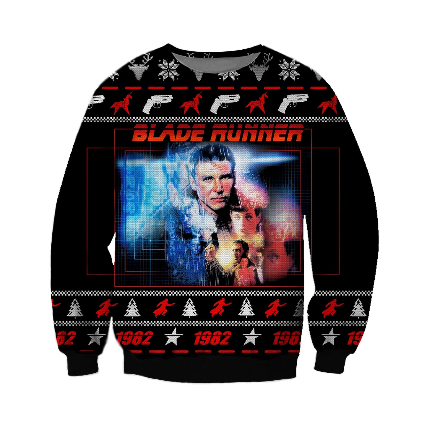 Blade Runner 1982 Ugly Christmas Sweater For Men & Women Christmas Gift Sweater CEE045 - WeCustomit