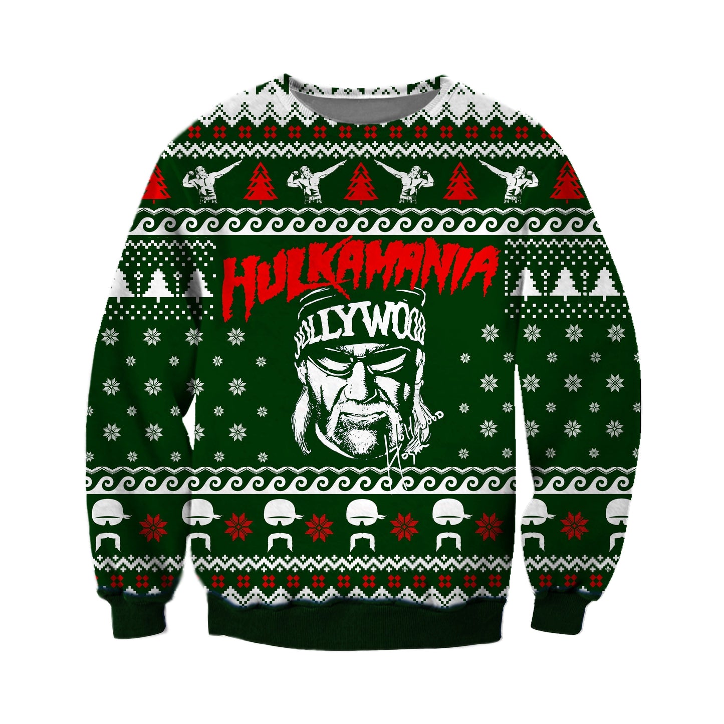 Hulkamania Ugly Christmas Sweater For Men & Women Christmas Gift Sweater CEE093 - WeCustomit