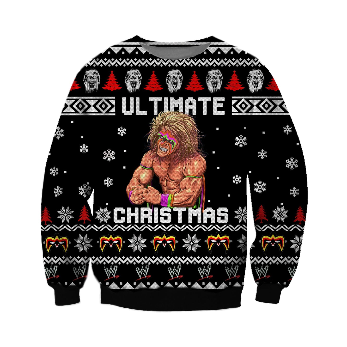 Black Ultimate Christmas Ugly Christmas Sweater For Men & Women Christmas Gift Sweater CEE094 - WeCustomit