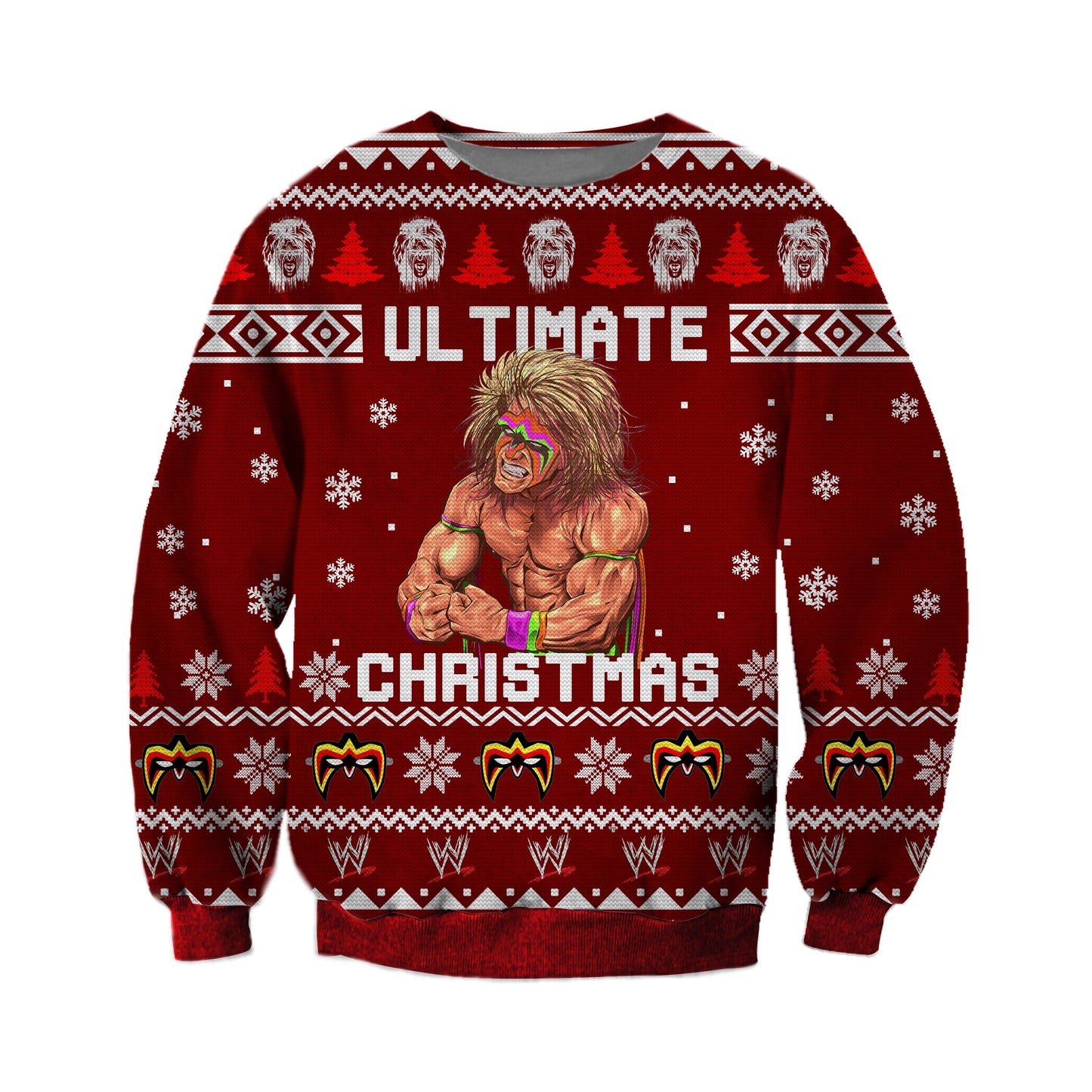 Red Ultimate Christmas Ugly Christmas Sweater For Men & Women Christmas Gift Sweater CEE095 - WeCustomit