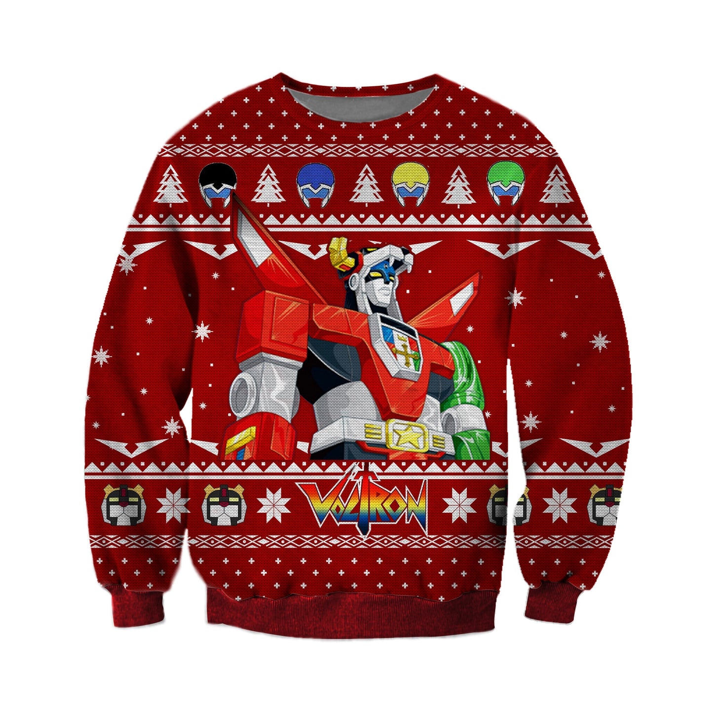 Voltron Ugly Christmas Sweater For Men & Women Christmas Gift Sweater CEE097 - WeCustomit