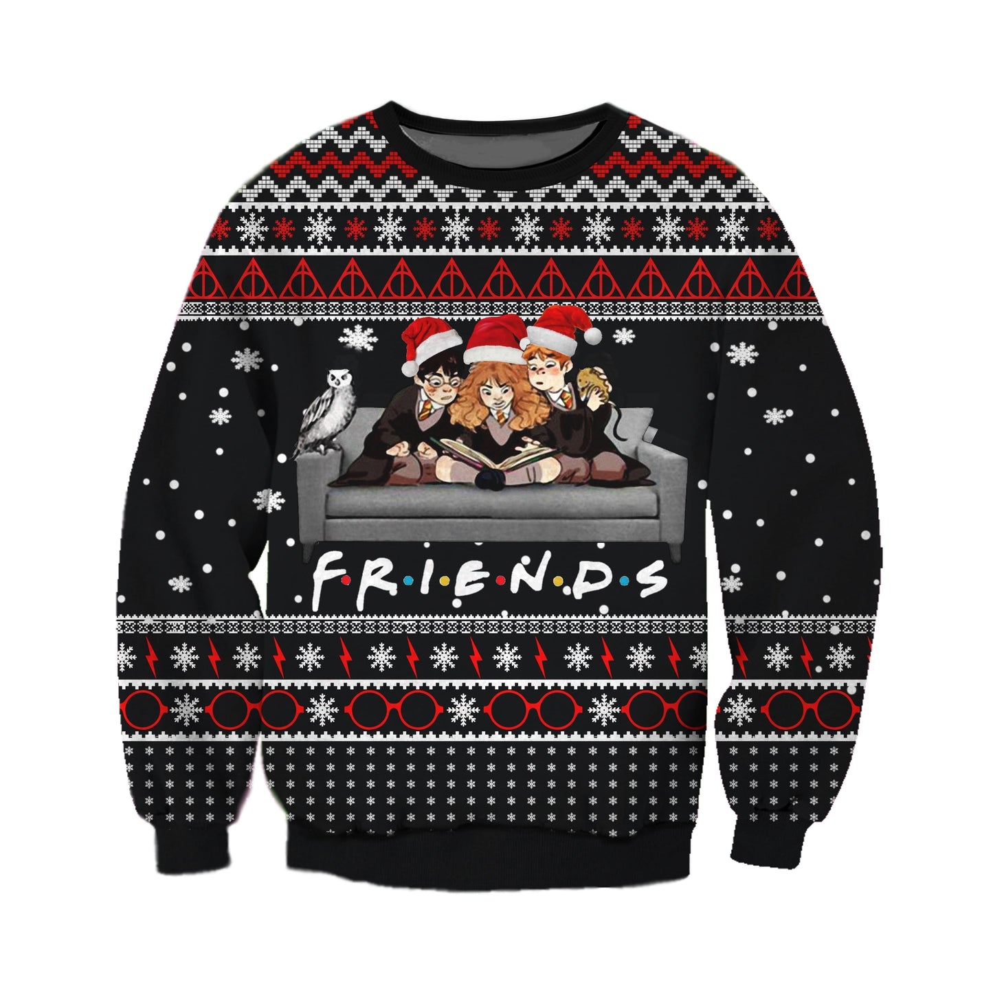Harry Friends Ugly Christmas Sweater For Men & Women Christmas Gift Sweater CEE100 - WeCustomit