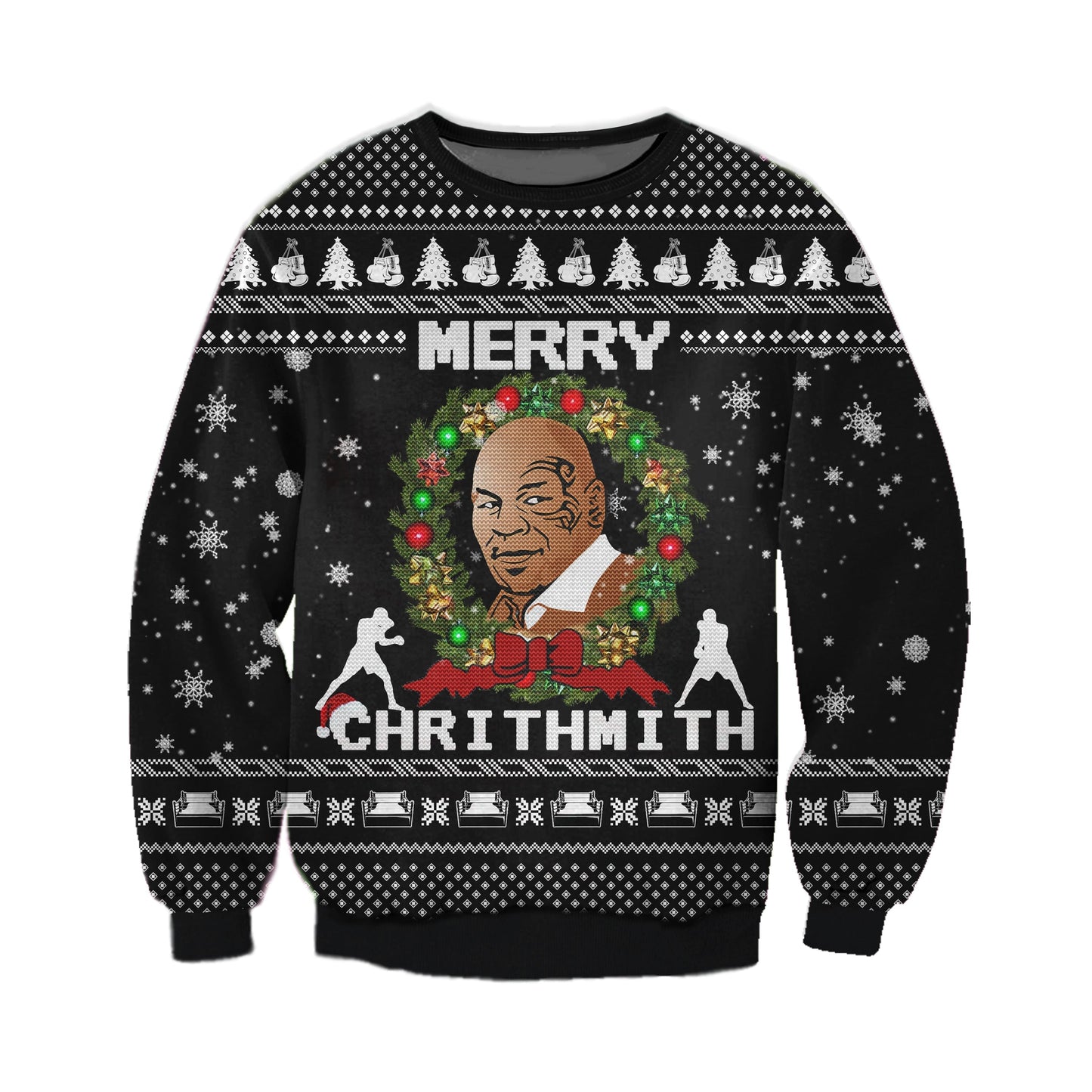 Merry Chrithmith Ugly Christmas Sweater For Men & Women Christmas Gift Sweater CEE104 - WeCustomit