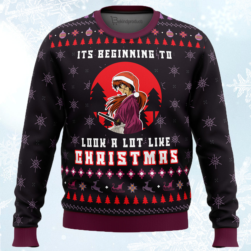 Its Beginning To Look a Lot Like Christmas Ugly Christmas Sweater For Men & Women Christmas Gift Sweater PT465 - WeCustomit