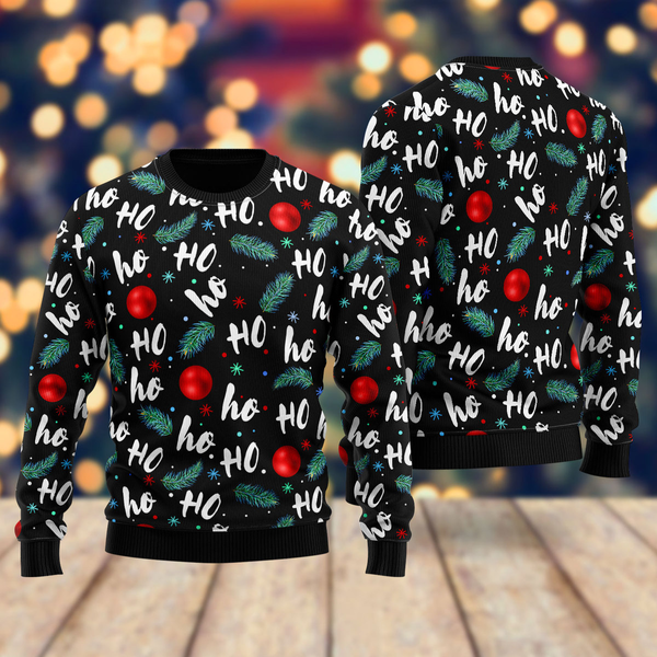 Santa Claus Laughing Pattern Ugly Christmas Sweater For Men & Women Christmas Gift Sweater US2051 - WeCustomit