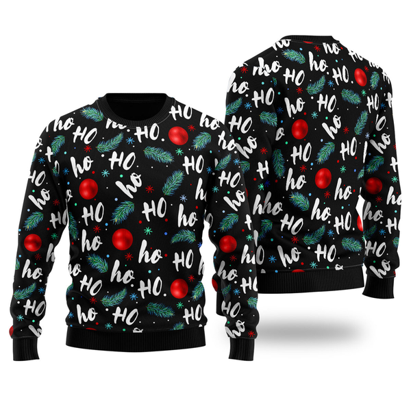 Santa Claus Laughing Pattern Ugly Christmas Sweater For Men & Women Christmas Gift Sweater US2051 - WeCustomit