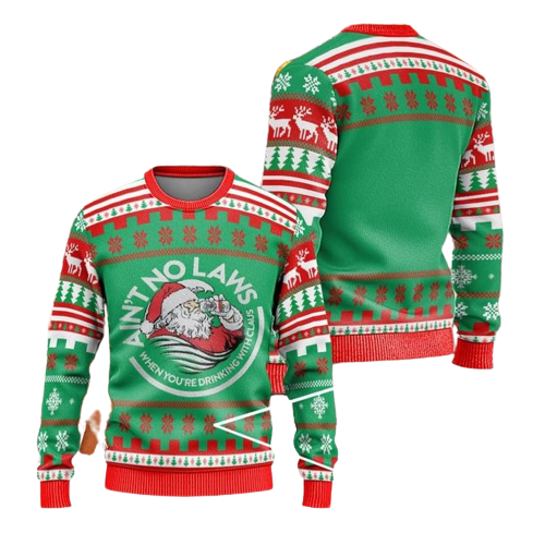 Santa Claws Ugly Christmas Sweater For Men & Women Christmas Gift Sweater US1255 - WeCustomit