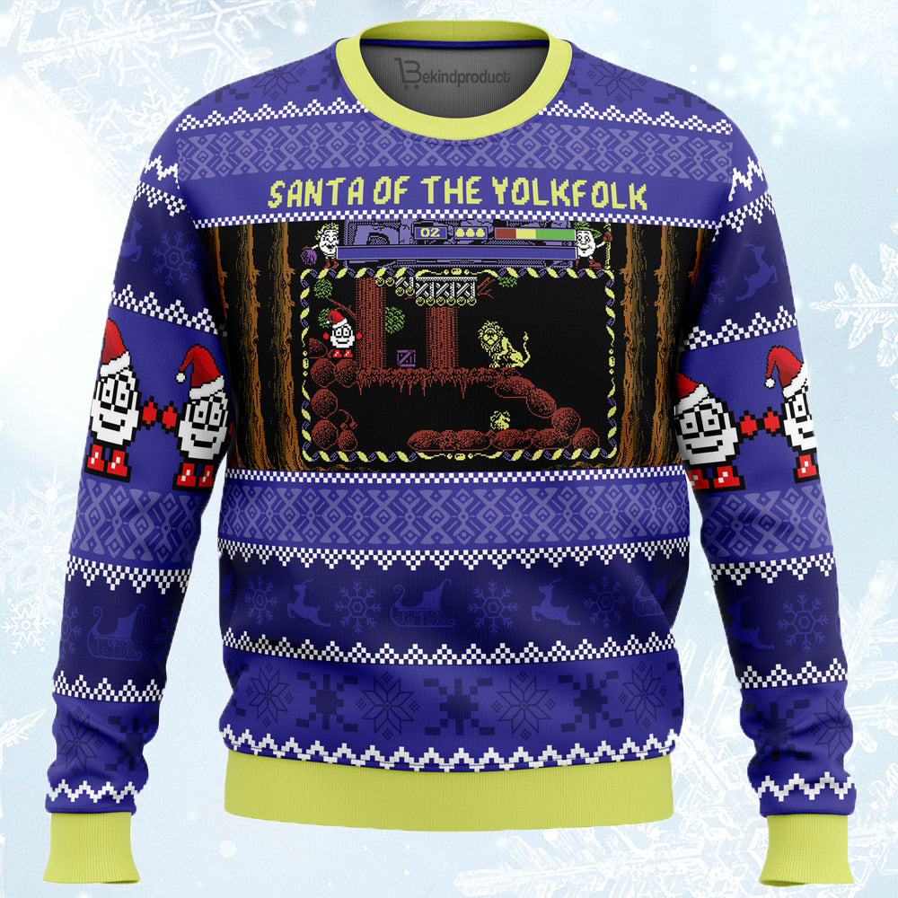Santa of the Yolkfolk Ugly Christmas Sweater For Men & Women Christmas Gift Sweater PT813 - WeCustomit