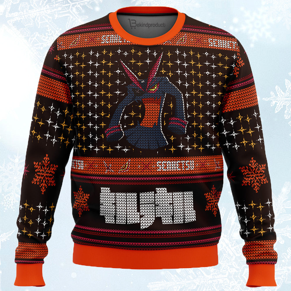 Senketsu Kill la Kill Ugly Christmas Sweater For Men & Women Christmas Gift Sweater PT581 - WeCustomit