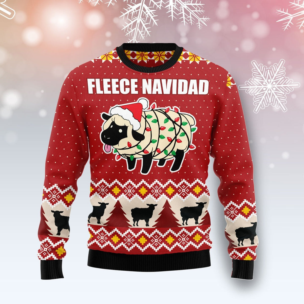 Sheep Merry Christmas Ugly Christmas Sweater For Men & Women Christmas Gift Sweater US1276 - WeCustomit
