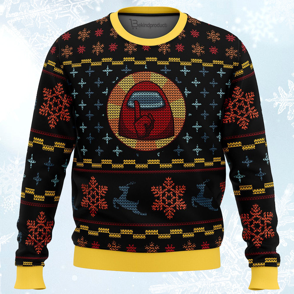 Shhhhhh Among Us Ugly Christmas Sweater For Men & Women Christmas Gift Sweater PT111 - WeCustomit