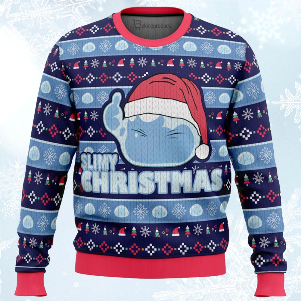 That Time I Got Reincarnated As A Slime Ugly Christmas Sweater For Men & Women Christmas Gift Sweater BH051 - WeCustomit