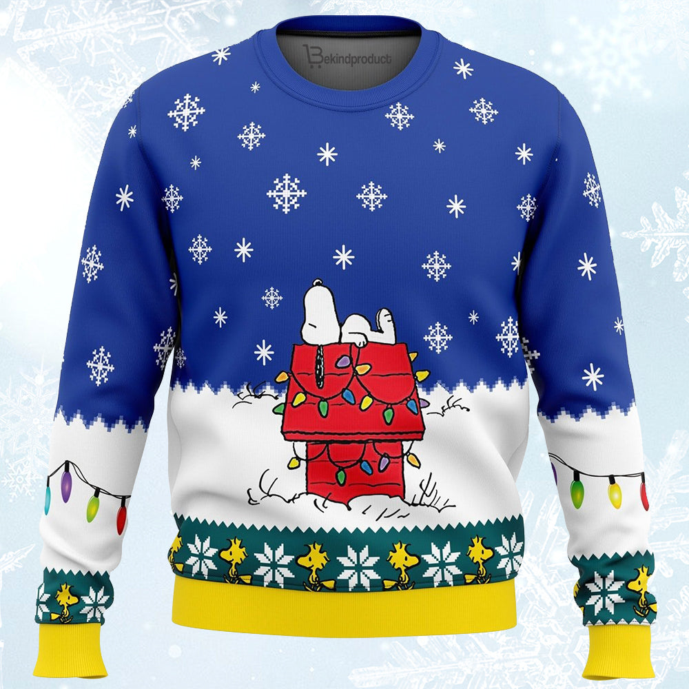 Snoopy Ugly Christmas Sweater For Men & Women Christmas Gift Sweater PT194 - WeCustomit