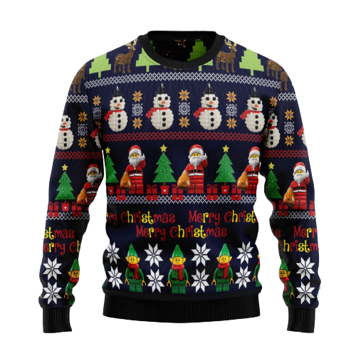 Snowman Awesome Merry Christmas Ugly Christmas Sweater For Men & Women Christmas Gift Sweater US1454 - WeCustomit