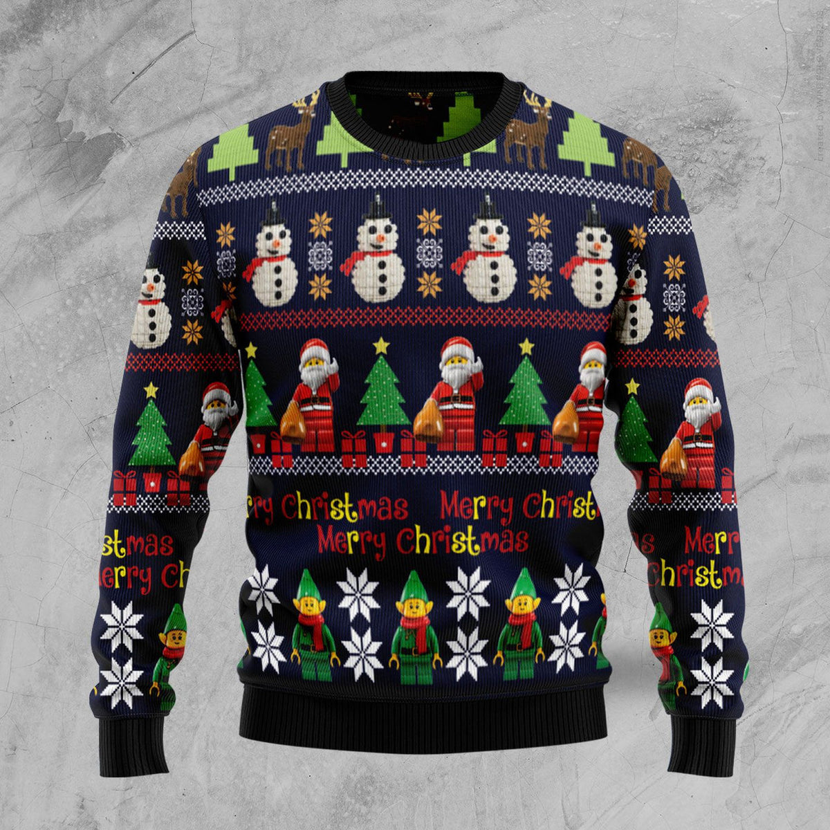 Snowman Awesome Merry Christmas Ugly Christmas Sweater For Men & Women Christmas Gift Sweater US1454 - WeCustomit