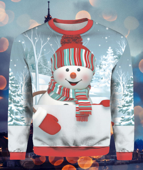 Snowman Christmas Ugly Christmas Sweater For Men & Women Christmas Gift Sweater US1270 - WeCustomit