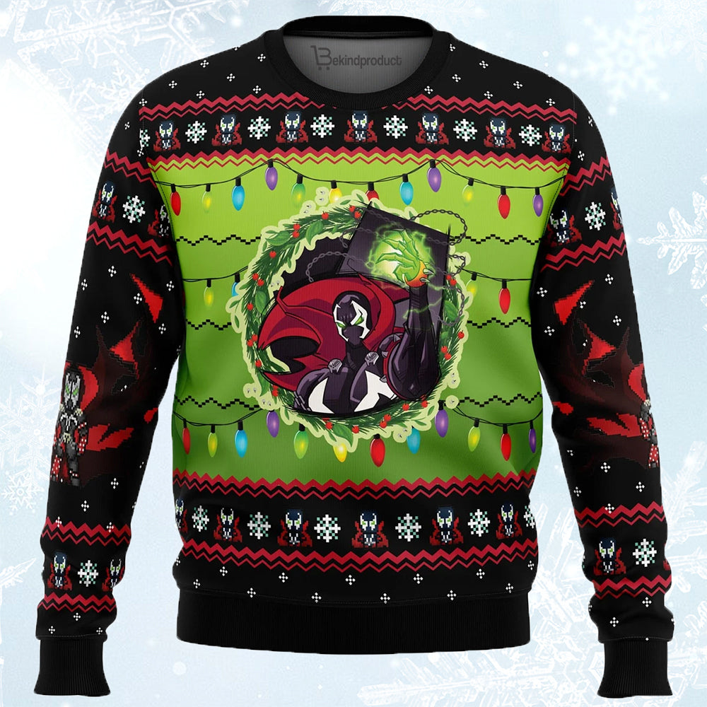 Spawn Ugly Christmas Sweater For Men & Women Christmas Gift Sweater BH491 - WeCustomit