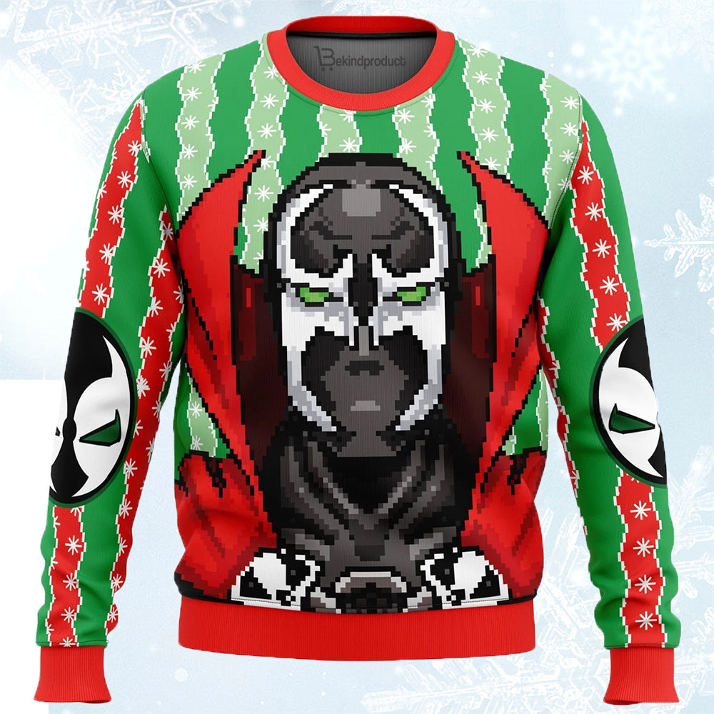 Spawn v2 Ugly Christmas Sweater For Men & Women Christmas Gift Sweater BH490 - WeCustomit