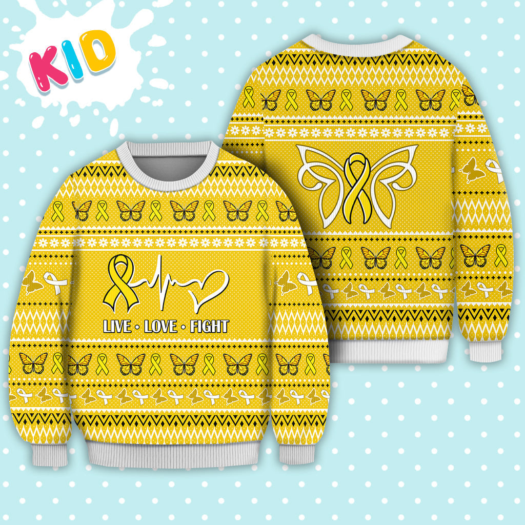 Spina Bifida Christmas Sweatshirt Nordic Seamless Knitted Sweater - Print Fashion Sweatshirt For Everyone - WeCustomit