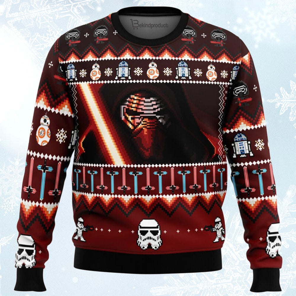 Christmas Awakens Ugly Christmas Sweater For Men & Women Christmas Gift Sweater BH410 - WeCustomit