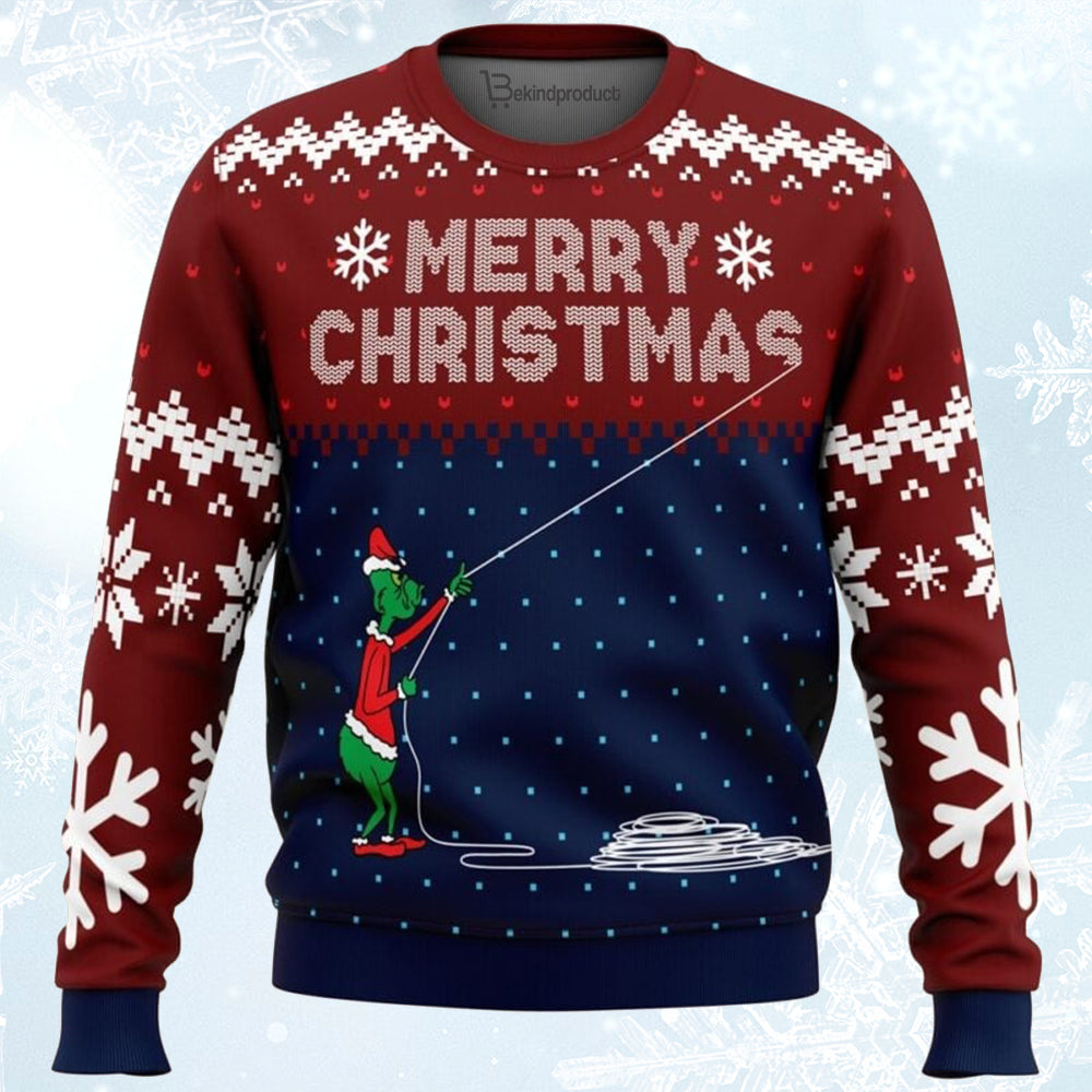 Stealing Christmas Dr. Seuss Grinch Ugly Christmas Sweater For Men & Women Christmas Gift Sweater BH409 - WeCustomit