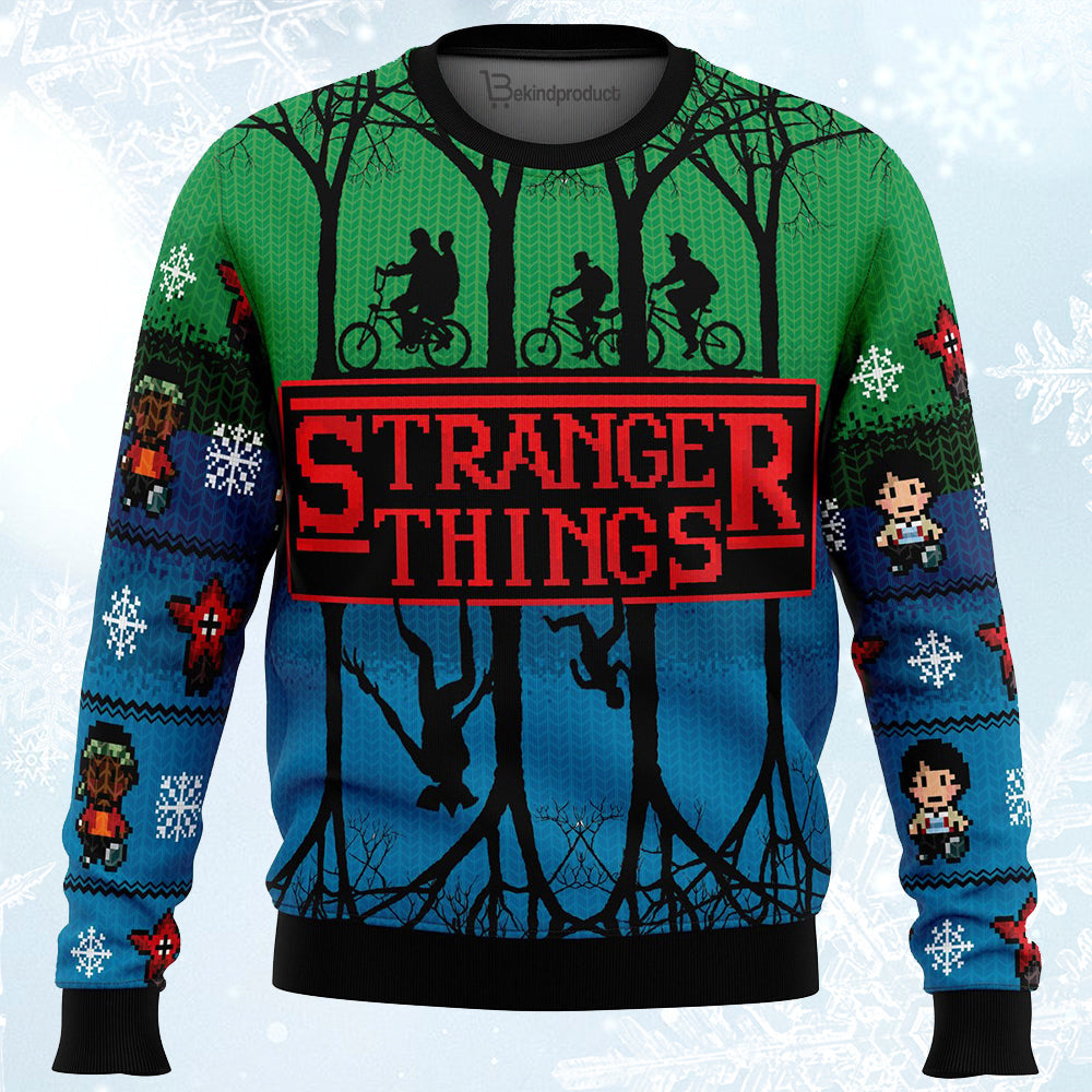 Stranger Things Ugly Christmas Sweater For Men & Women Christmas Gift Sweater PT030 - WeCustomit