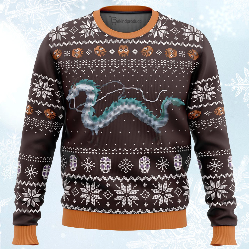 Studio Ghibli Spirits Ugly Christmas Sweater For Men & Women Christmas Gift Sweater PT352 - WeCustomit