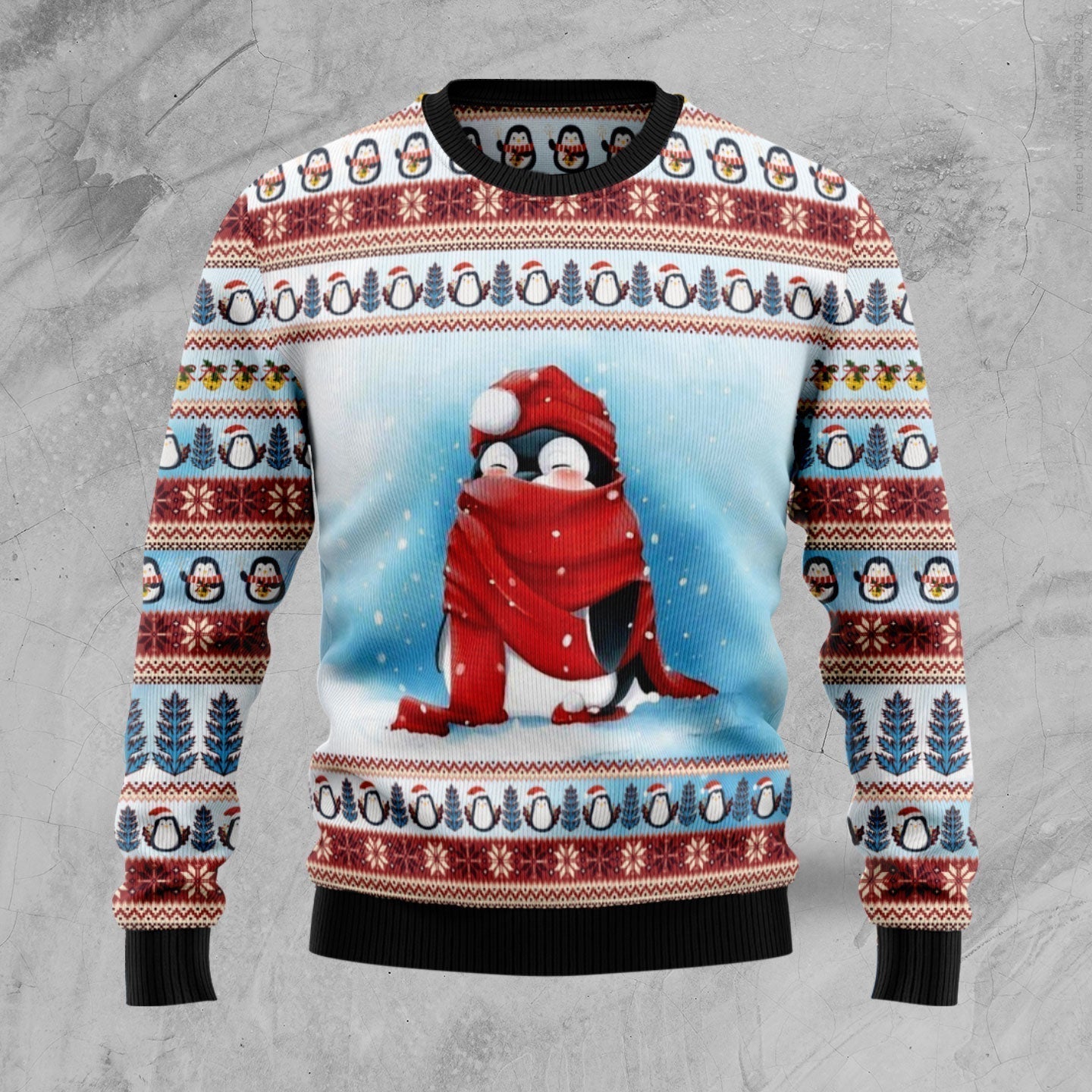 Love Penguin Ugly Christmas Sweater For Men & Women Christmas Gift Sweater US2112 - WeCustomit