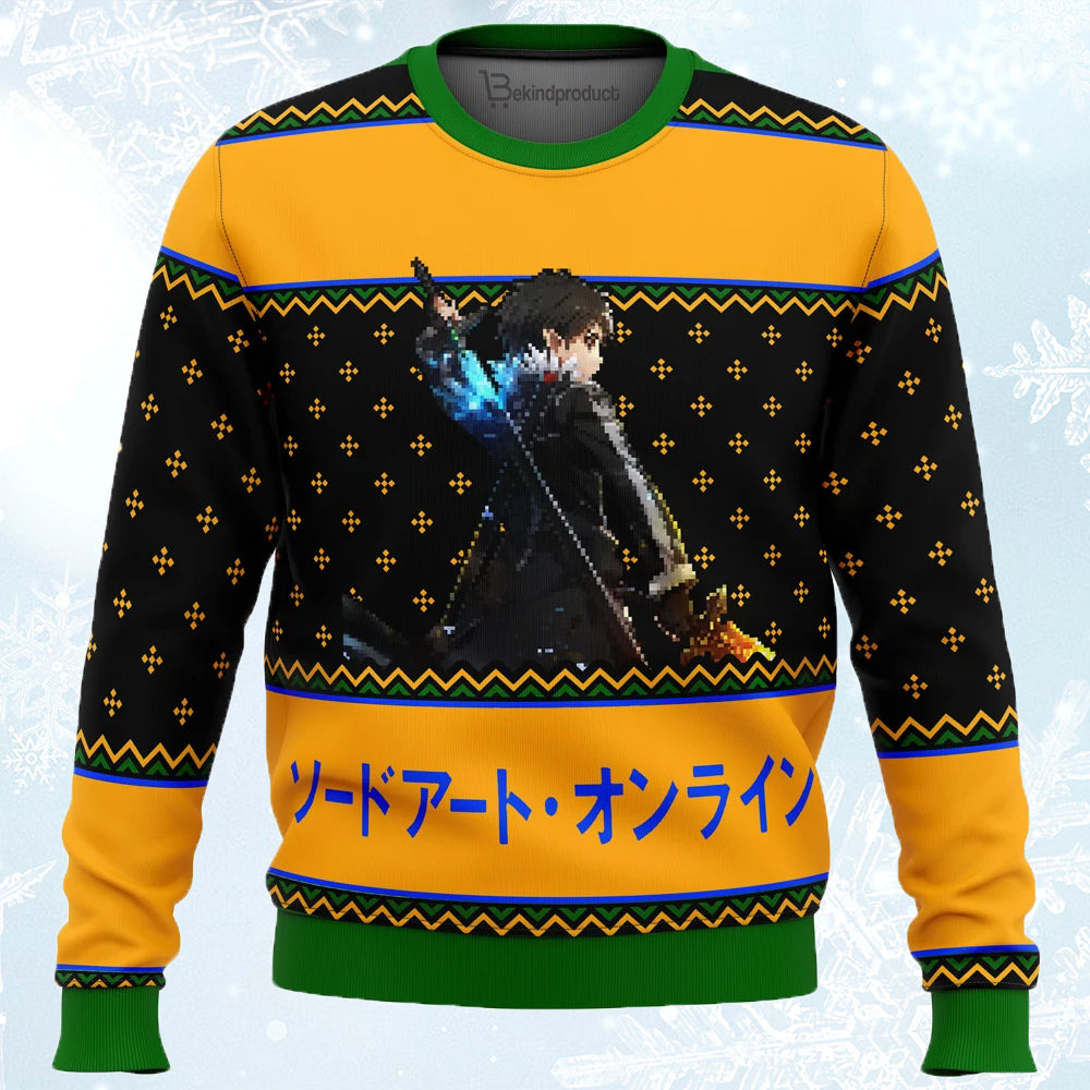 Sword Ugly Christmas Sweater For Men & Women Christmas Gift Sweater PT870 - WeCustomit
