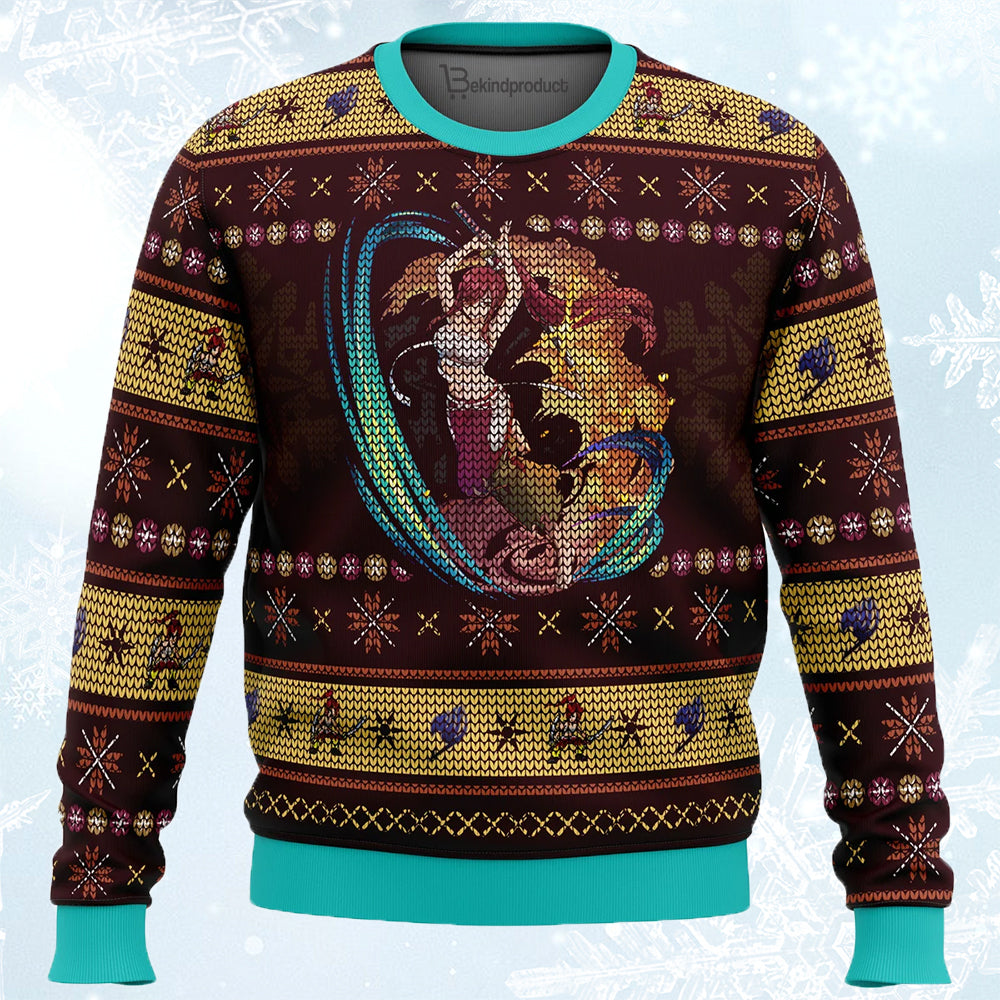 Sword Magic Erza Scarlet Ugly Christmas Sweater For Men & Women Christmas Gift Sweater PT584 - WeCustomit