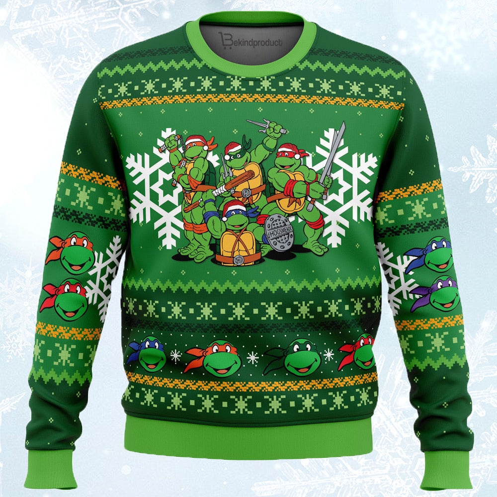 TMNT-Christmas Ugly Christmas Sweater For Men & Women Christmas Gift Sweater PT504 - WeCustomit