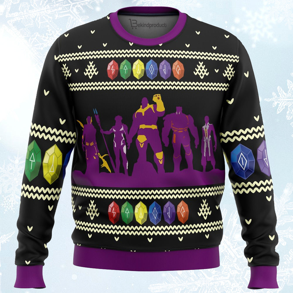 Thanos Ugly Christmas Sweater For Men & Women Christmas Gift Sweater PT353 - WeCustomit
