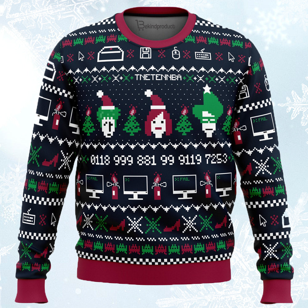 The-X-Mas-Crowd Ugly Christmas Sweater For Men & Women Christmas Gift Sweater PT503 - WeCustomit