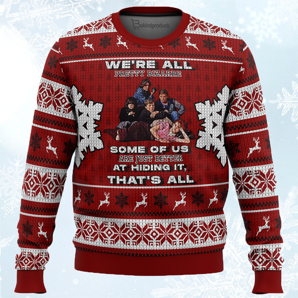 The Breakfast Club Ugly Christmas Sweater For Men & Women Christmas Gift Sweater PT468 - WeCustomit