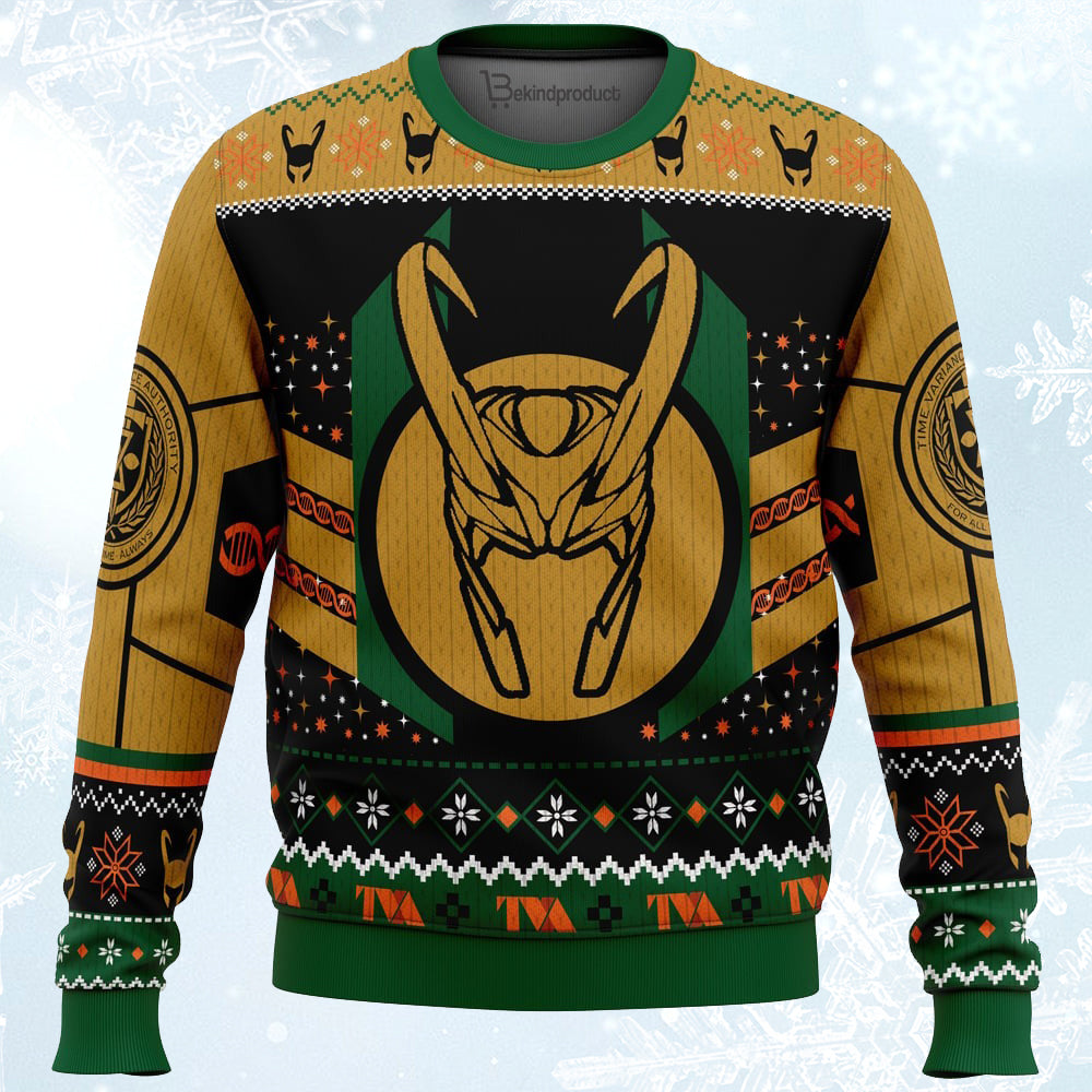 The Christmas Variant Loki Ugly Christmas Sweater For Men & Women Christmas Gift Sweater PT129 - WeCustomit