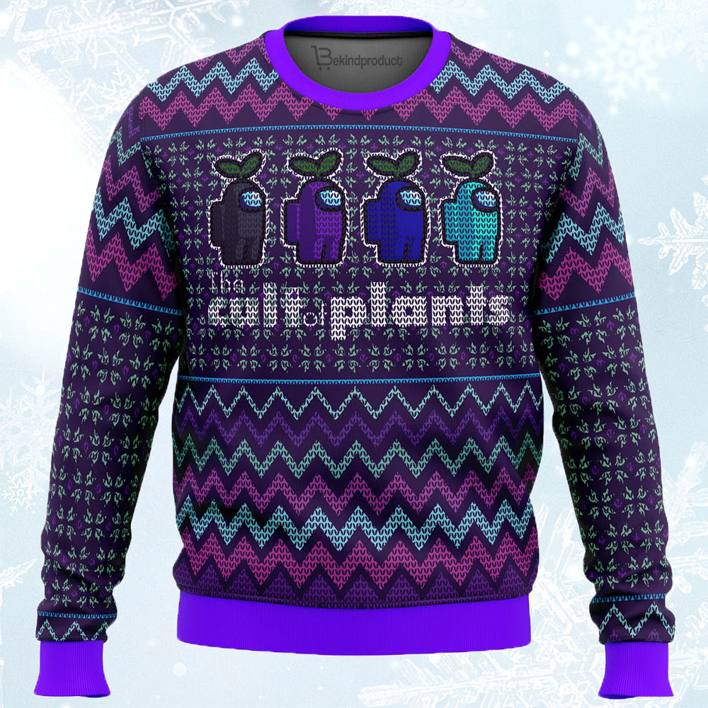 The Cult of Plants Among Ugly Christmas Sweater For Men & Women Christmas Gift Sweater PT872 - WeCustomit